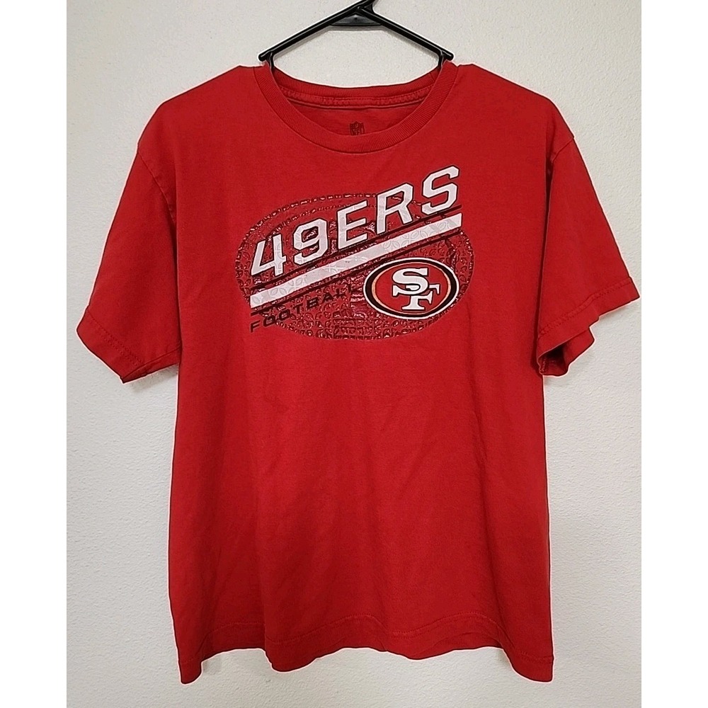 Boy's‎ NFL San Francisco 49ers Football Tee XL 18-20 Rare!